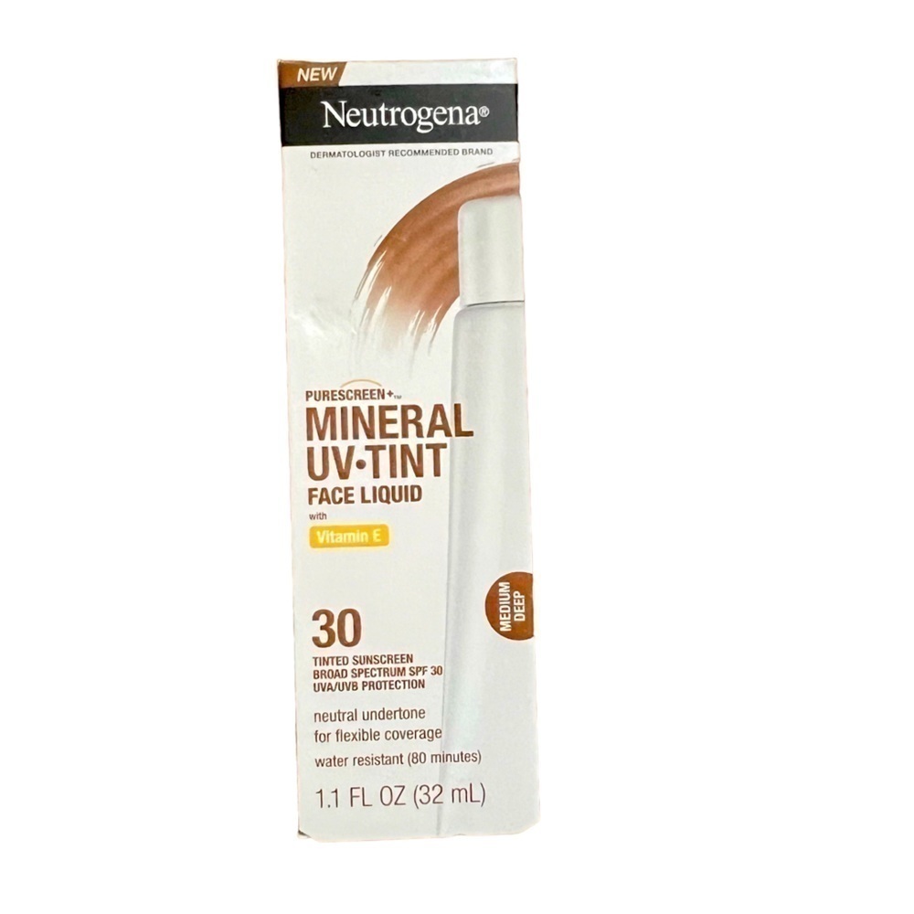Neutrogena Purescreen Mineral UV Tinted Face
Sunscreen Med Deep SPF 30 1.1 fl oz
